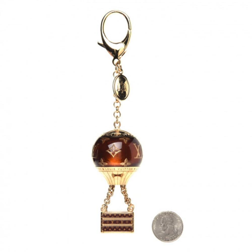 Louis Vuitton Montgolfiere Charm Hot Air Balloon Trunk Bag Keychain LV Monogram - Picture 16 of 16